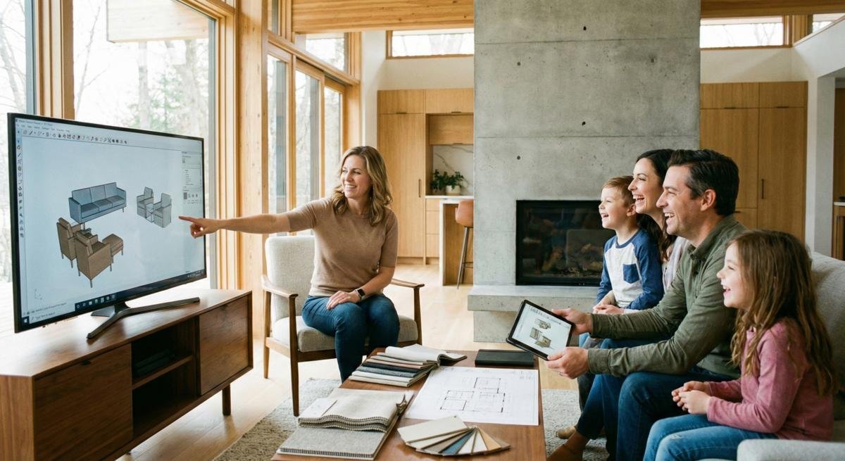 Materiais e acabamentos usados em móveis planejados