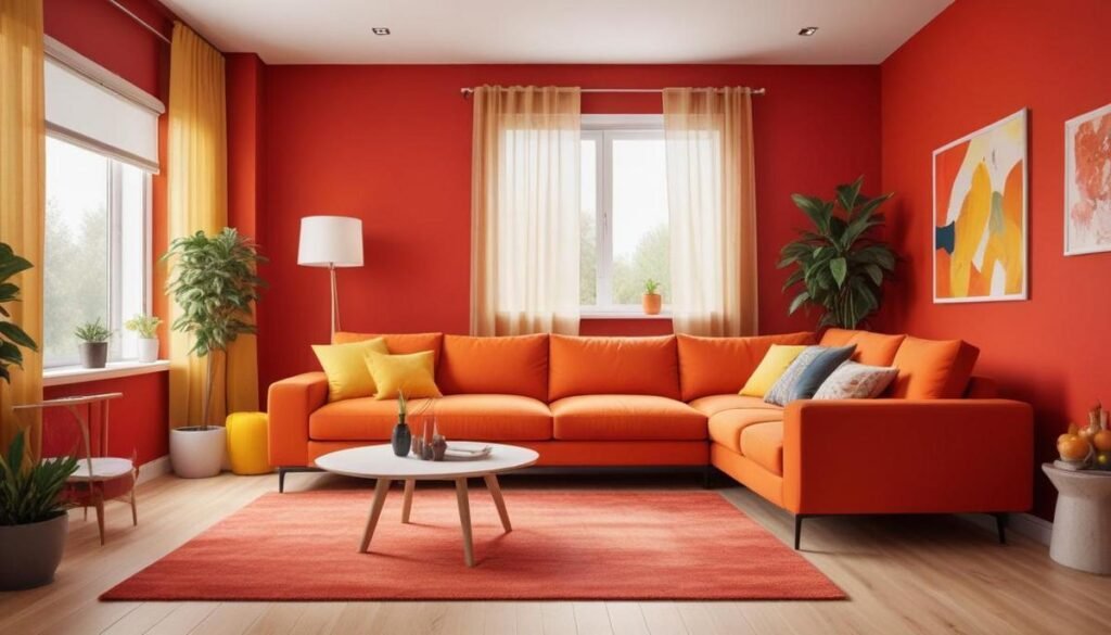 Cores quentes: como energizar ambientes e despertar emoções