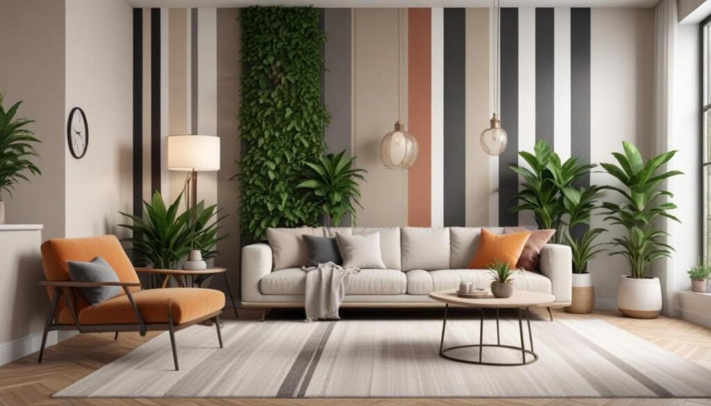 Listras fortes na decoração sem exagerar: 8 truques para um visual impactante